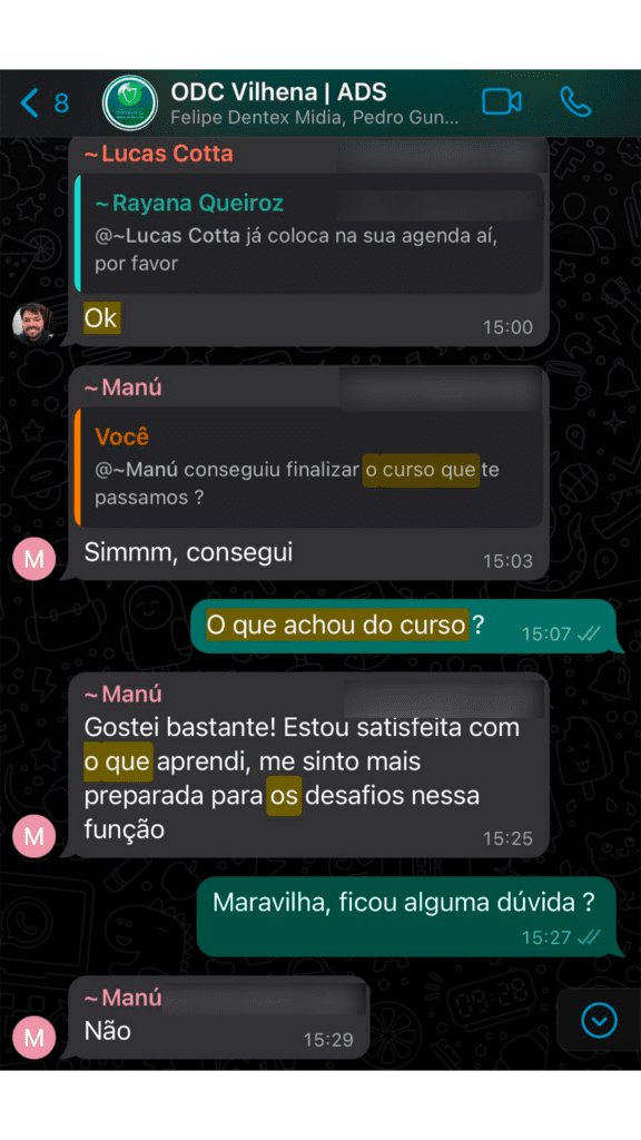 DEPOIMENTO 1